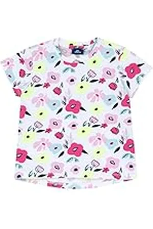 chicco Camiseta Niña, Camiseta de Manga Corta, Cómoda y a la Moda, en Suave Algodón, Lavable en Lavadora, Ropa Niña y Chica, Diseñado en Italia