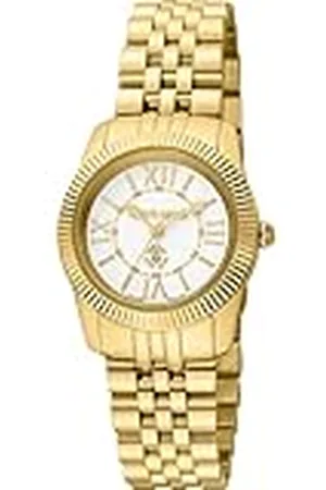 Roberto Cavalli Reloj Analógico para Mujeres de Cuarzo con Correa en Acero Inoxidable RV1L191M0051