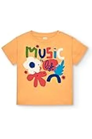 Tuc Tuc Camiseta Amarilla con Estampado Music is Life para niña de la colección Music Up (Talla 8 años)