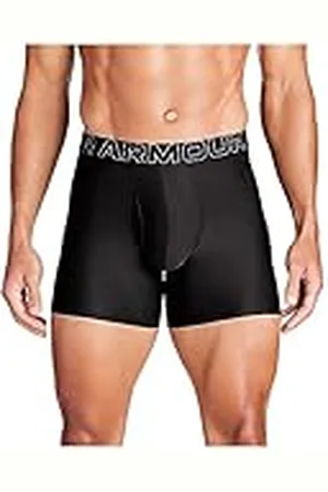 Under Armour Tech Boxerjock, 15,2 Cm, 2er Bóxer, Black Solid-Core-Pack de 3, XL Hombres