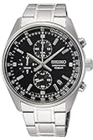 Seiko Reloj Analógico para Hombre de Cuarzo japonés con Correa en Acero Inoxidable SSB379P1