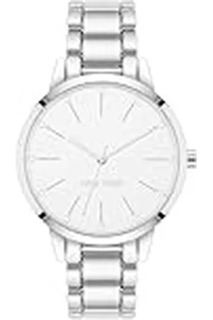Nine West Reloj de Pulsera con Detalles de Cristal Genuino para Mujer