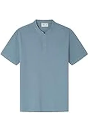 Springfield Polo Reconsider Slub con Cuello Mao, , L para Hombre