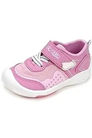 Garvalin 172338, Zapatillas Bebé-Niñas, Azul (Rosa/Rejilla), 21 EU