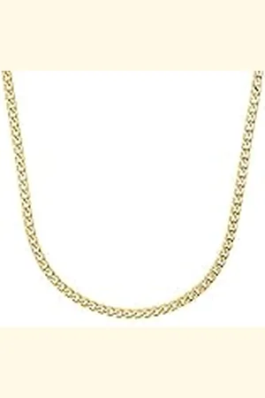 QS by s.Oliver Collar de acero inoxidable collar de los hombres, 55 + 5 cm, , viene en caja de regalo de joyería