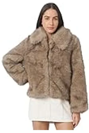 VERO MODA Vmaudrey-Chaqueta de Piel sintética para Hombre Corta, , M Mujeres