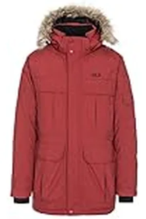 Trespass DLX Highland - Chaqueta impermeable para hombre con capucha extraíble