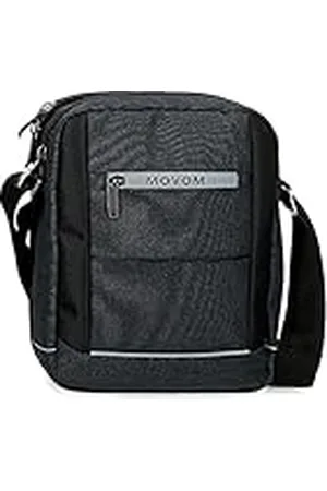 MOVOM Trimmed Bandolera Portatablet Negro 22x27x8 cms Poliéster