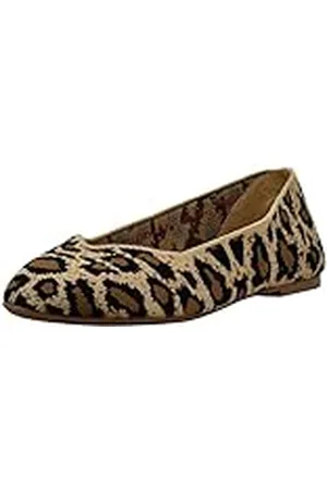 Skechers Cleo-Claw-Some, Bailarinas Hombre, Brown Flat Knit, 39 EU