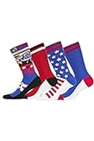 Freegun Calcetines Hombre Divertidos – lote de 4 – Calcetines altos algodón, cómodos y originales