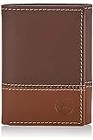 Timberland Cartera de Cuero Triple con Ventana de identificación Accesorio de Viaje-Billetera Plegable, , Talla única para Hombre