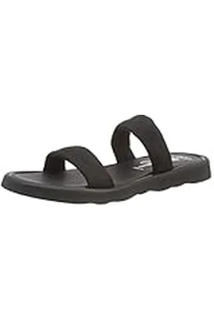 Fly London TAJA872FLY, Sandalias Planas Mujer, Black, 35 EU