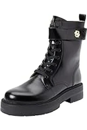 HUGO BOSS Rebby_LUBootie_CBB, botín Mujer, Black, 41 EU