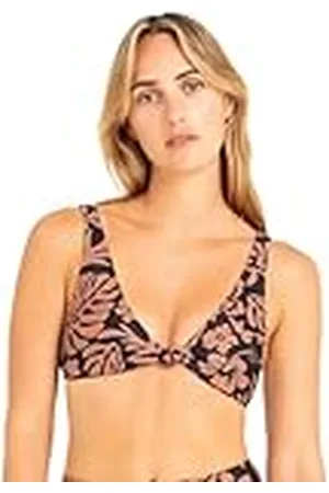 Hurley Bayside Knot Top Parte Superior de Bikini, , L para Mujer