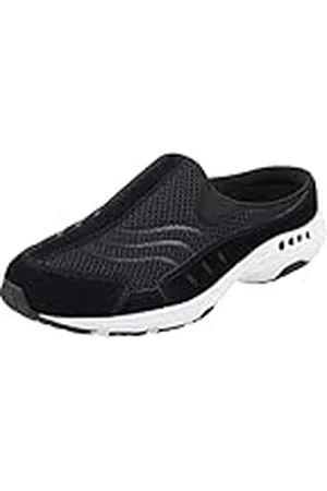 Easy Spirit Zueco de Viaje de Las Mujeres, Negro/Blanco, 5 M US