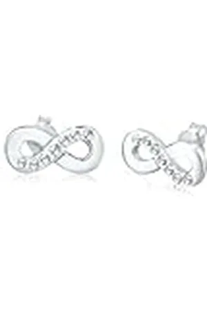 Elli Pendientes Mujer Motivo Infinito con Cristales de Plata Esterlina 925