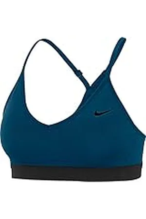 Nike Indy Bra Sujetador de Deporte, Mujer, Valerian Blue/Valerian Blue/Black/ (White), XL
