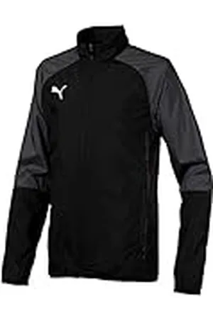 PUMA Cup Sideline WovenJKT CoreJr Chaqueta De Entrenamiento, Unisex niños, Negro Black/Asphalt, 164