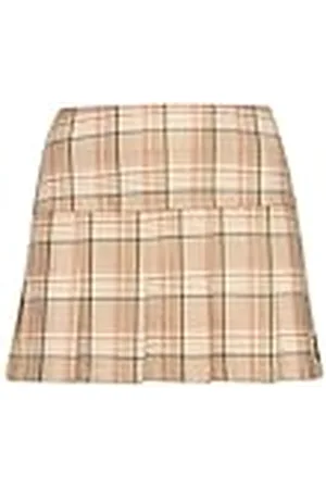 Superdry Vintage 1/2 Pleat Check Skirt W7210267A 16 Mujer