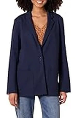 Amazon Blazer Ponte Suave de Corte Holgado Mujer, , L