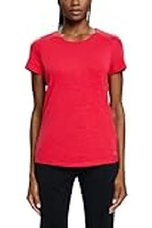 ESPRIT 103ei1k310 Camiseta para Senderismo, Rojo, S para Mujer