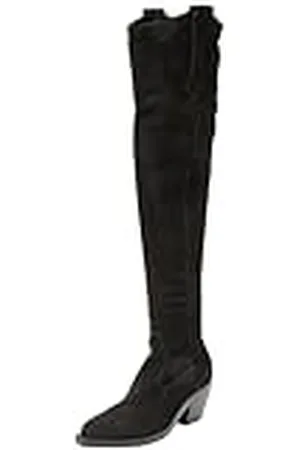 Pinko Strauss Texano Cuissard Suede, Botas Vaqueras Mujer, , 36 EU