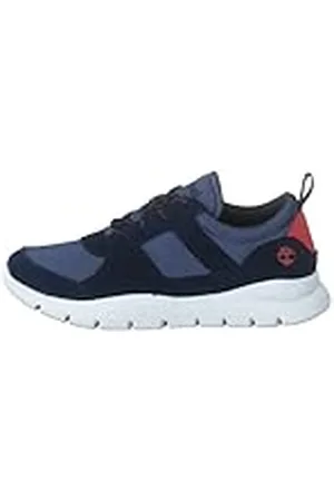 Timberland Boroughs Project L/F Ox (Youth), Sneaker Low Top Unisex niños, Azul (Navy Suede), 35 EU