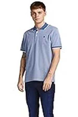 JACK & JONES Hombre Pique Manga Polo - - XL