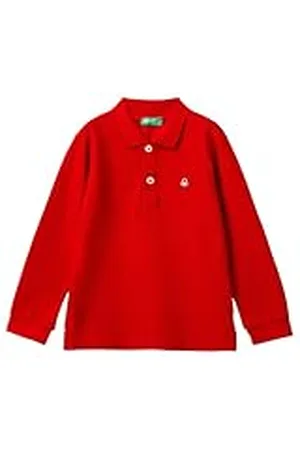 Benetton Maglia Polo M/L 3089G3009, Camisa Polo