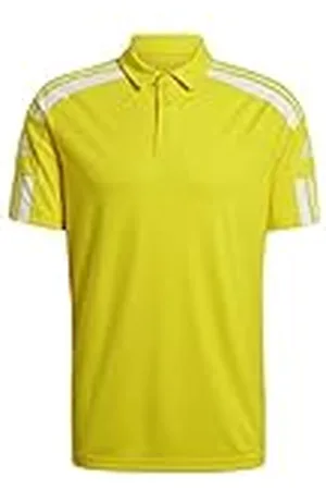 adidas Squadra 21 Polo Shirt Camiseta, Hombre, Team Yellow/White, L