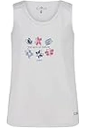 CMP Camiseta de tirantes para niños, blanco-Provenza, 140