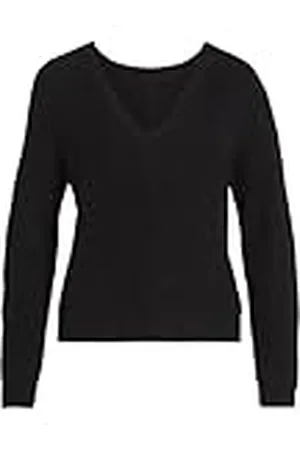 VILA Vioa L/S Rev Lace Knit Top Jersey de Punto, , M para Mujer