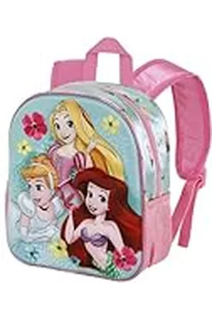 Disney Princesas-Mochila 3D Pequeña, 26 x 31 cm, Capacidad 8.5 L