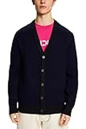 ESPRIT 103EE2I307 Suéter pulóver, 400/NAVY, S para Hombre