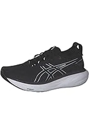 Asics Nimbus 25 Zapatillas de Carretera para Hombre Negro Plateado 40.5 EU
