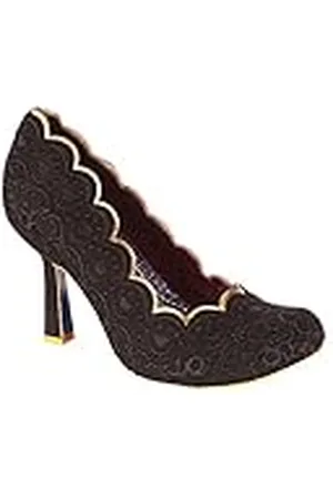 Irregular Choice Dizzy Izzy, Oxford Mujer, Black, 42 EU