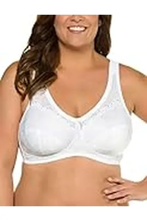 Ulla Popken 598233-59254 Sujetador sin Aros, (Weiss 20), 135F para Mujer
