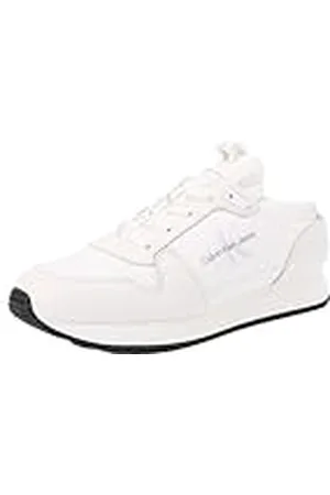 Calvin Klein Jeans RETRO RUNNER SOCK MULTIFUNCT Zapatillas deportivas Hombre, Blanco (Bright White), 44 EU