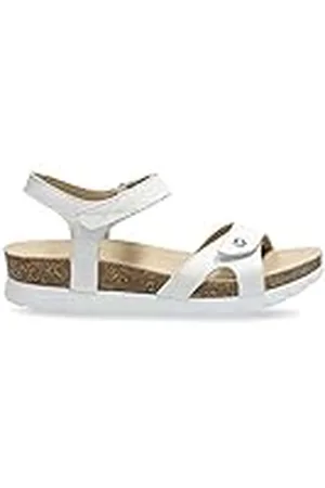 Panama Jack Sulia Basics, Sandalia con Pulsera Mujer, Blanco (Blanco B1), 37 EU