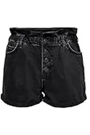 ONLY ONLCUBA Life Paperbag DNM Shorts Noos Pantalones Cortos de Jean, , S para Mujer