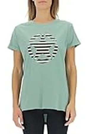 Jeep O102613-E854 J Woman T-Shirt Oversize Star Striped Print Turn-up Sleeve J22W Mujer M