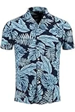 Key Largo Belice 1/2 Patterned Camisa, , S Hombres
