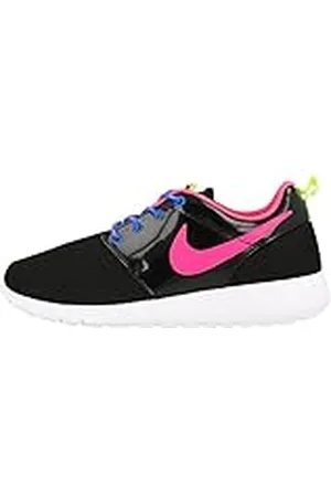 Nike Roshe One (GS), Zapatillas de Running Mujer, Negro/Rosa/Blanco (Black/Pink Pow-Vvd Pink-White), 36.5 EU