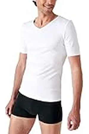 Damart Camiseta con Cuello de Pico, Manga Corta, Punto Thermolactyl clásico térmica, , 3XL para Hombre