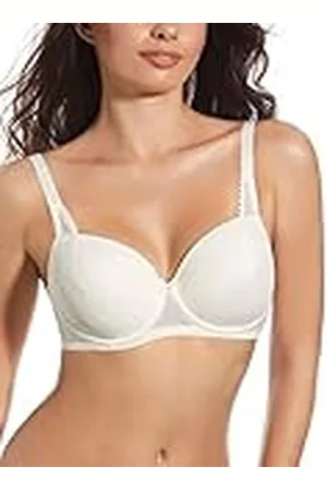 Selene Modelo Laia C. Sujetador con Relleno, Aros Y Tejido DE Tul Combinado con Encaje. Ref. 363, , 110 para Mujer