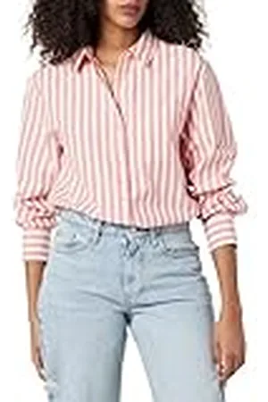 THE DROP Camisa para Mujer, Kendra Larga Ajuste Holgado, , 4XL Grande