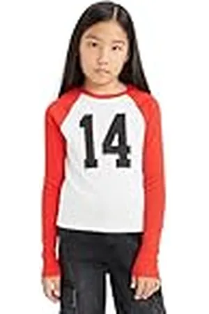 DeFacto Bluse T-Shirt Teenager Langarmshirt Kinder Tshirt Langarm – Stylische Kleidung für Junge Mädchen Camiseta, , 11-12 años para Niñas