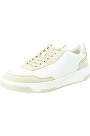 HUGO BOSS Baltimore_Tenn_sdna, Zapatillas Mujer, White, 36 EU