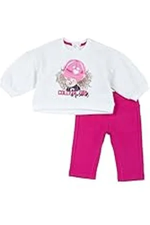 chicco Conjunto de Dos Piezas: Leggins Y Sudadera, Bebé-Niñas, , 18 meses, Diseñado en Italia