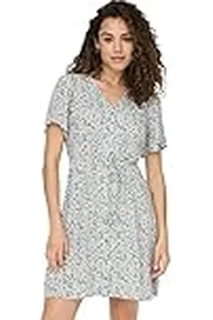 ONLY Onlevida S/S Short Dress Wvn Noos Vestido, , Small Mujeres